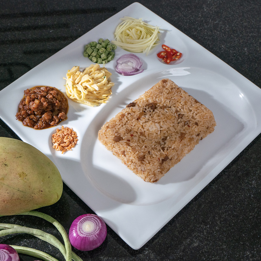 Fried rice with shrimp paste